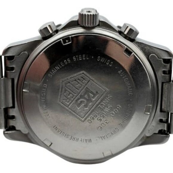 Tag Heuer Men's 37mm 2000 Series Chronograph Automatic SS Watch! Ref: 840.306! - Picture 9 of 11